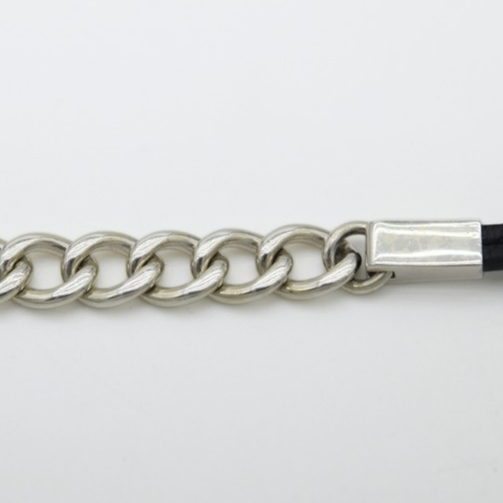 PHOENIX bracelet close-up render, leather cord detail
