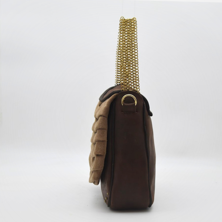 ADITYA limited edition tan saddle bag, Saddle & Stitch by Patricia Bos