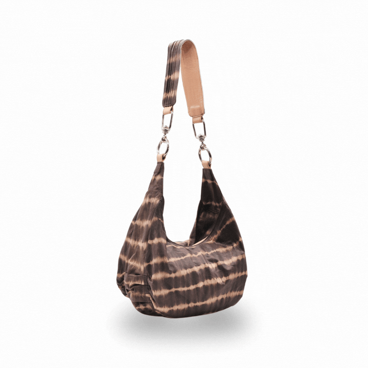 ZELDA | BATIK LEATHER | HALF MOON BAG