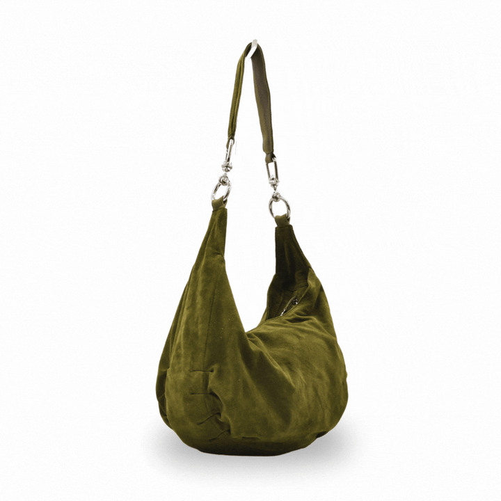 ZELDA | FOREST GREEN | HALF MOON BAG