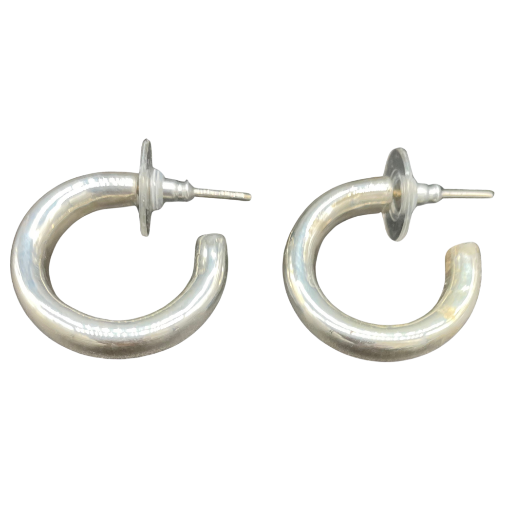 EALGA -SILVER HOOP EARRINGS 2 diameter