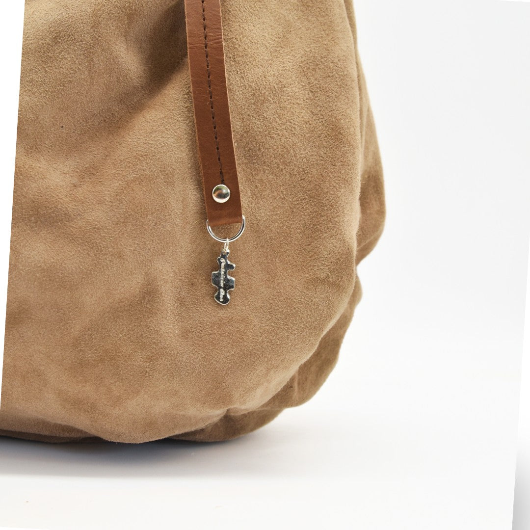 ZELDA | TAN | HALF MOON BAG