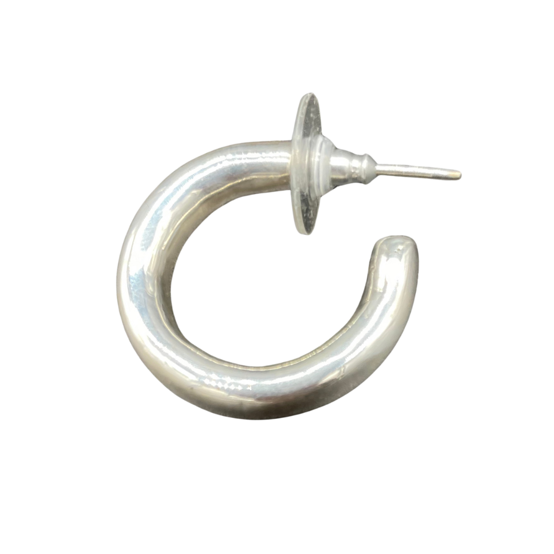 EALGA -SILVER HOOP EARRINGS 2 diameter