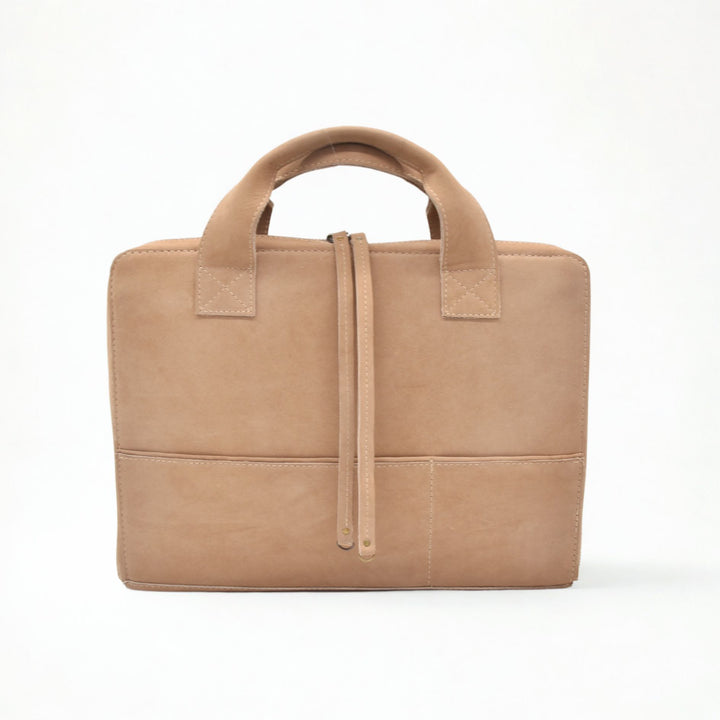 COMPUTER SLEEVE BAG  | SAGA | TAN