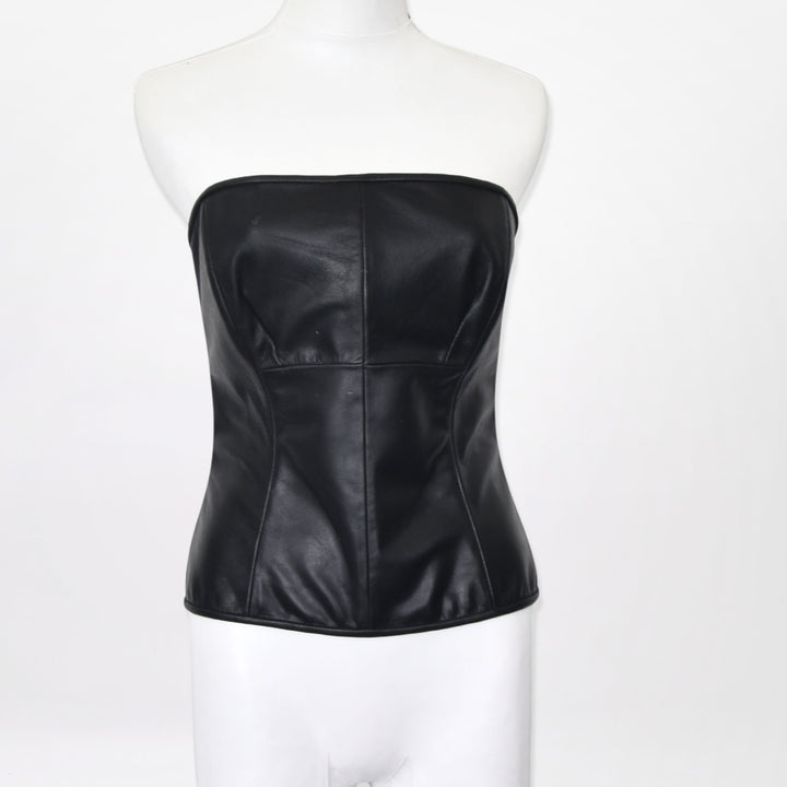 APULIA | BLACK | BOW  CORSET