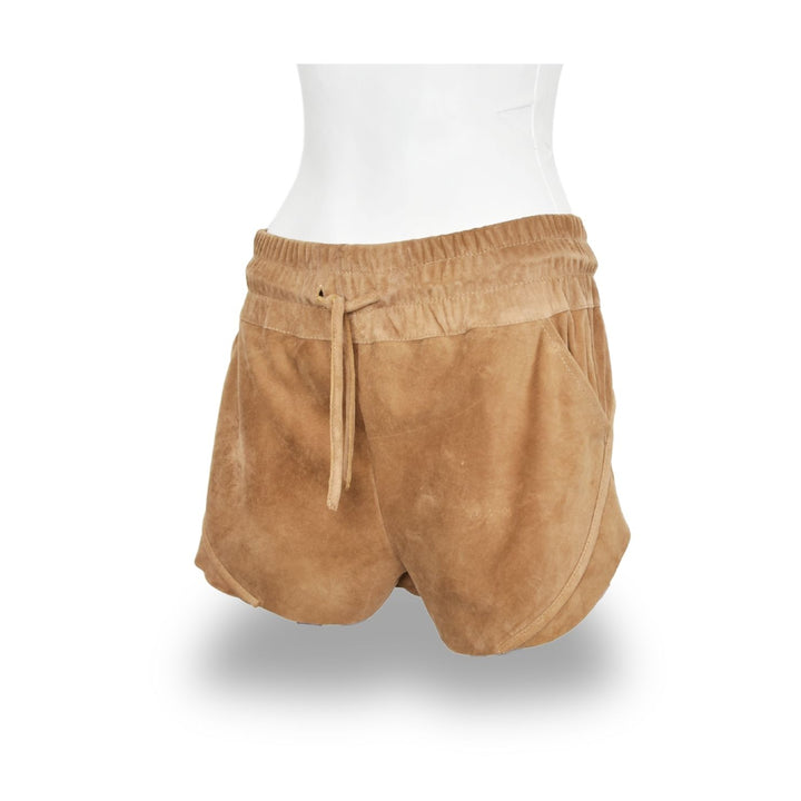 ORLY | TAN | SUEDE SHORTS