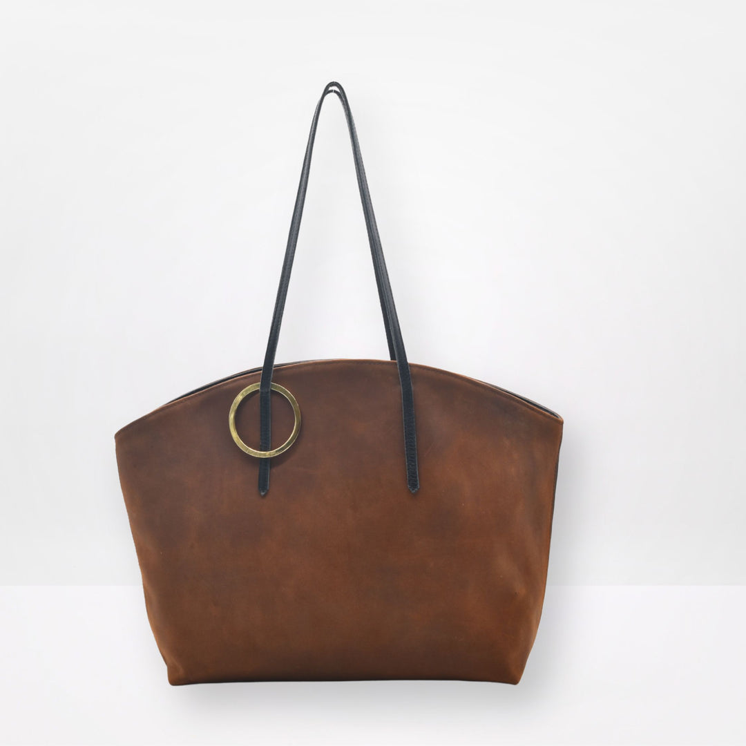 KAIA | BROWN |TOTE BAG
