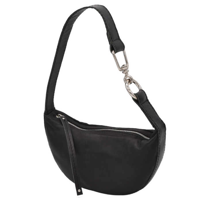MYLA | BLACK | HALFMOON SHOULDER BAG