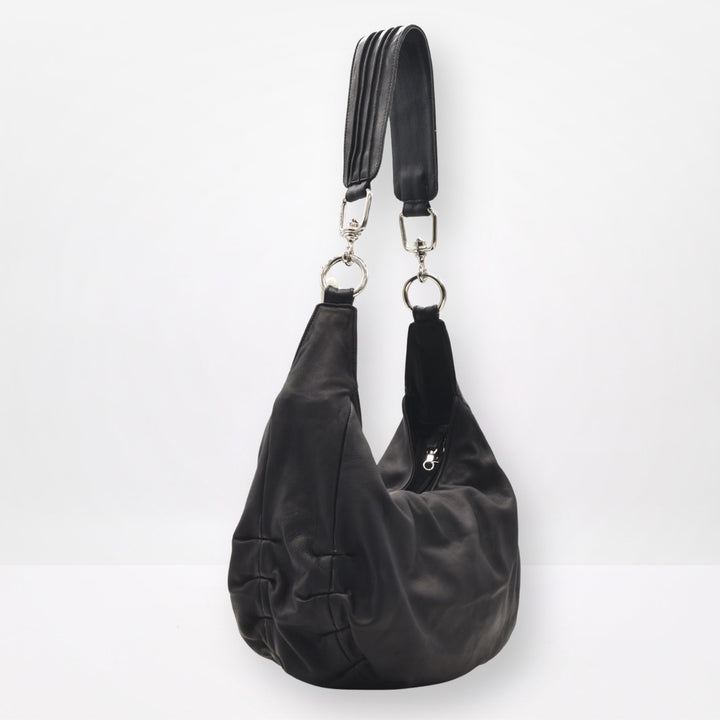 ZELDA | BLACK | HALF MOON BAG