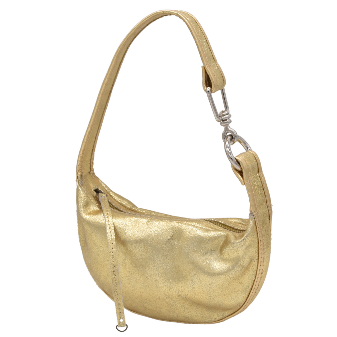 MYLA | GOLD | HALFMOON SHOULDER BAG