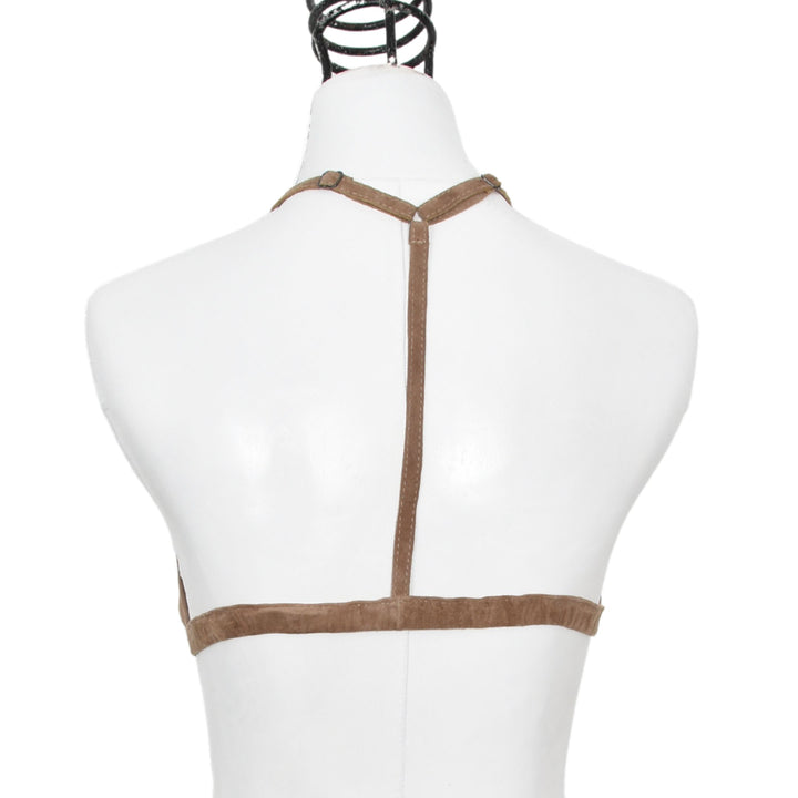 ROXY |  TAN | SUEDE BRA