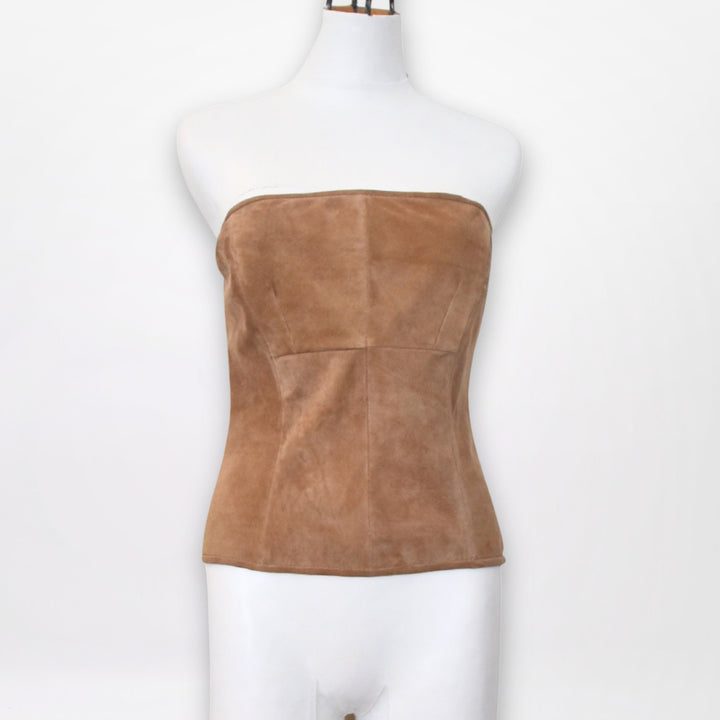 APULIA | TAN | BOW CORSET