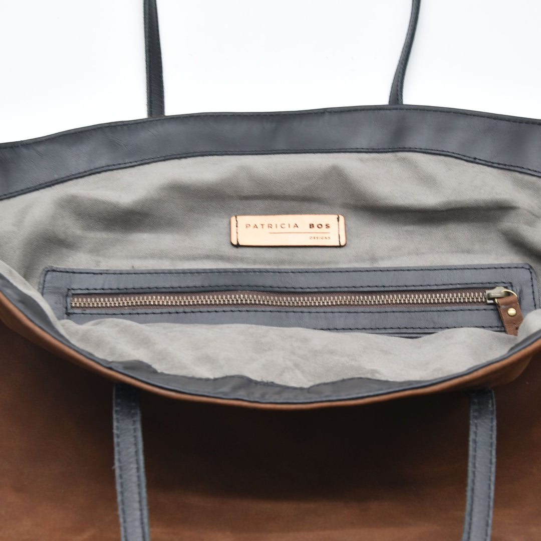 KAIA | BROWN |TOTE BAG