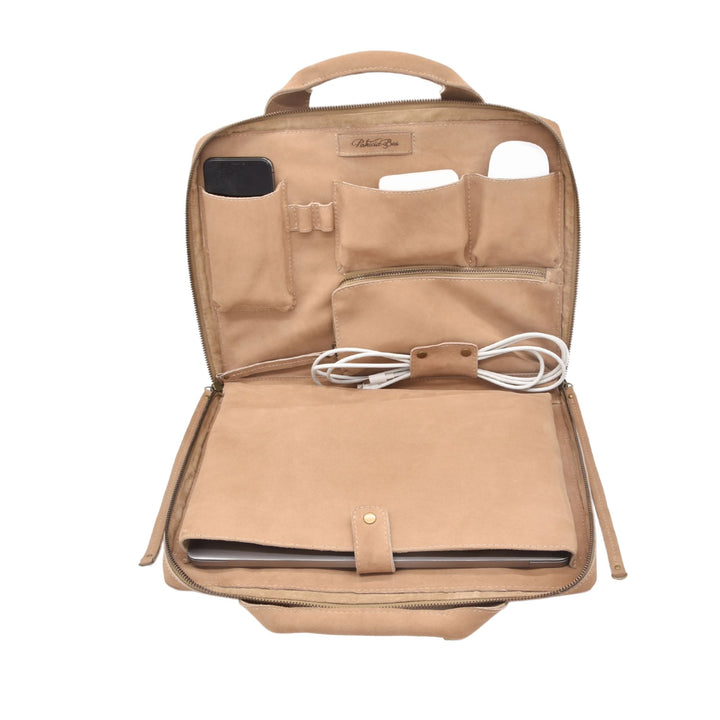 COMPUTER SLEEVE BAG  | SAGA | TAN