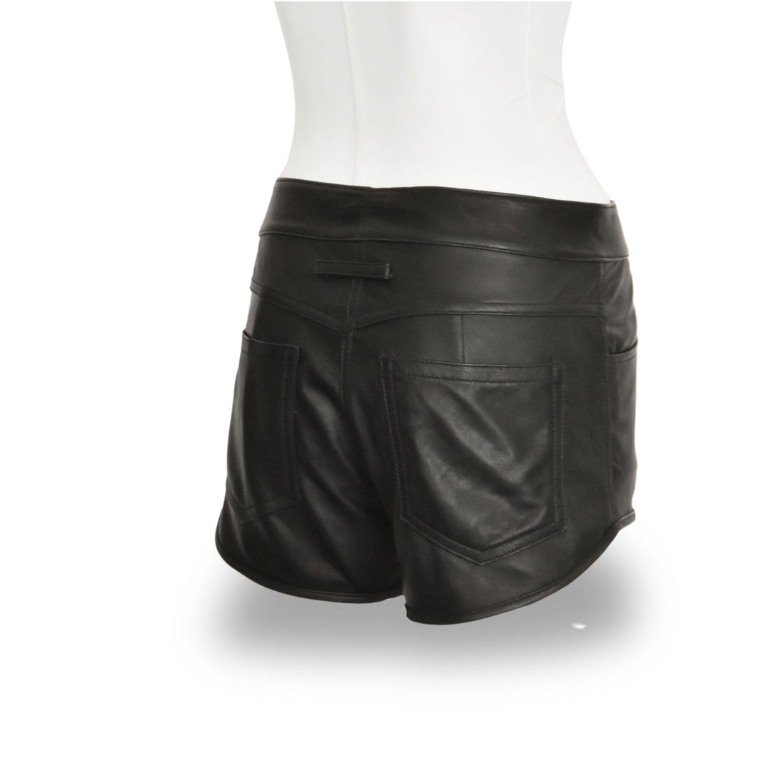 LUNA | BLACK | HIGH WAIST SHORTS