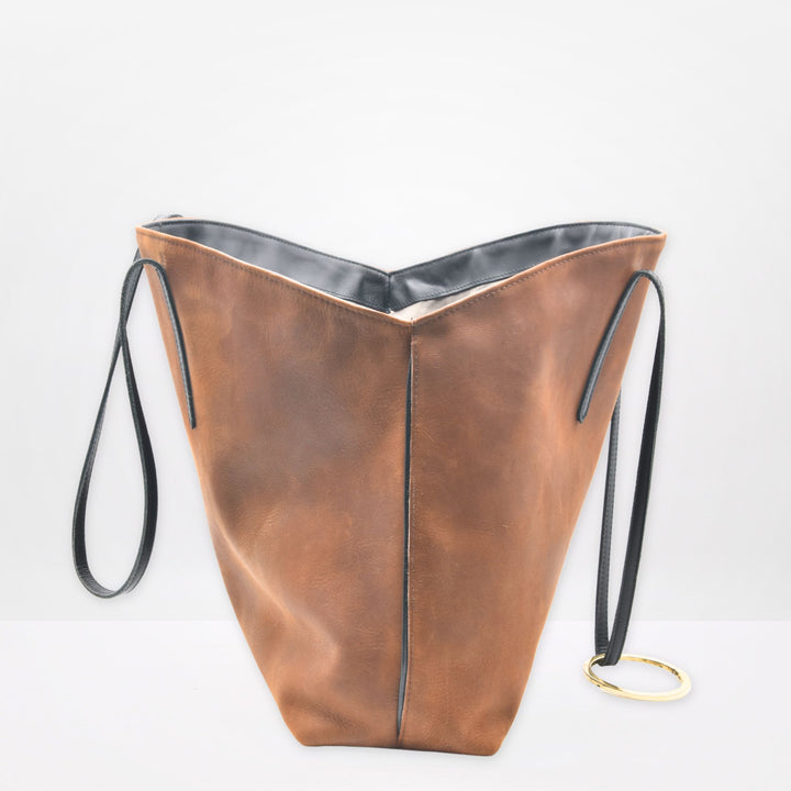 KAIA | BROWN |TOTE BAG