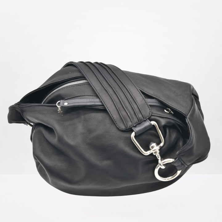 ZELDA | BLACK | HALF MOON BAG