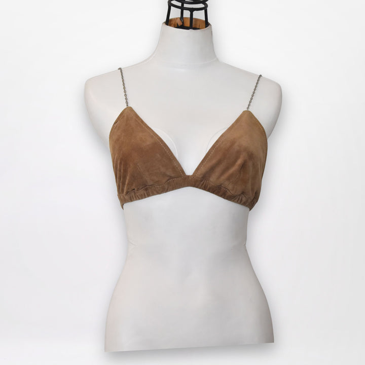 VELMA | TAN | SUEDE BRA