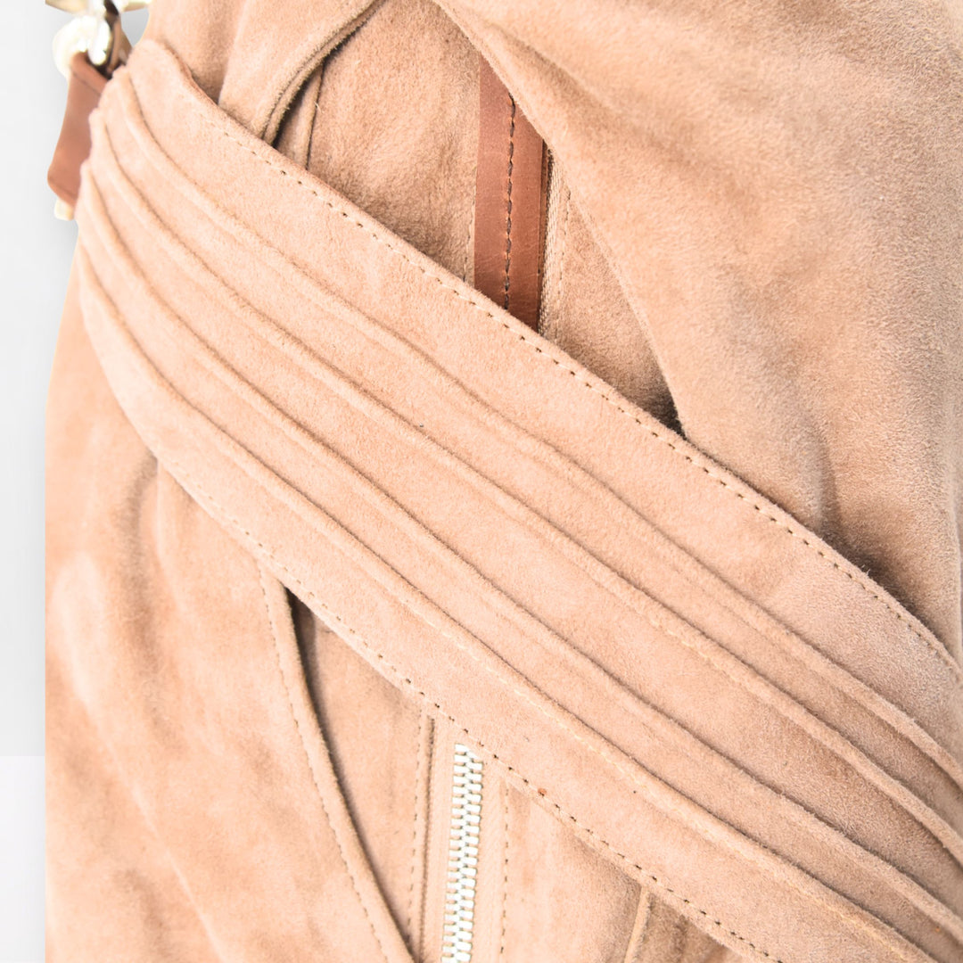 ZELDA | TAN | HALF MOON BAG