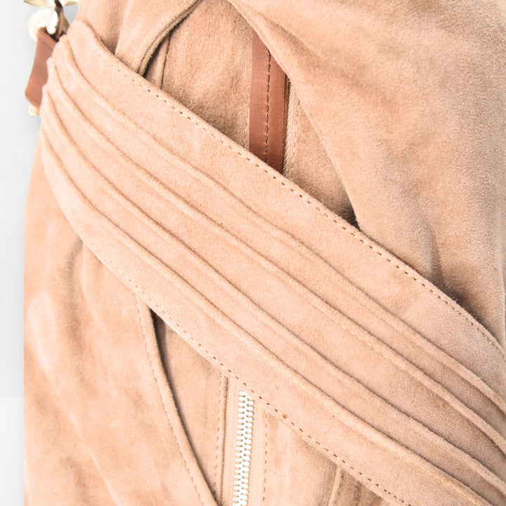 ZELDA | TAN | HALF MOON BAG