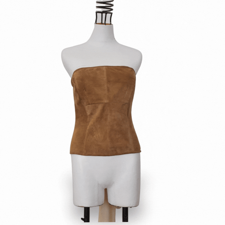 APULIA | TAN | BOW BELT CORSET