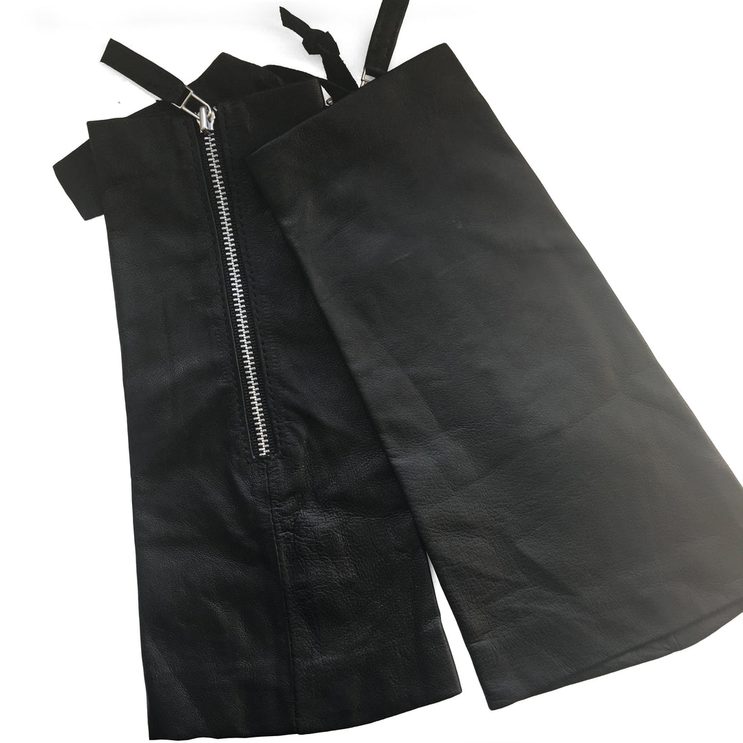 AMY | BLACK | LEATHER ARM CAPS