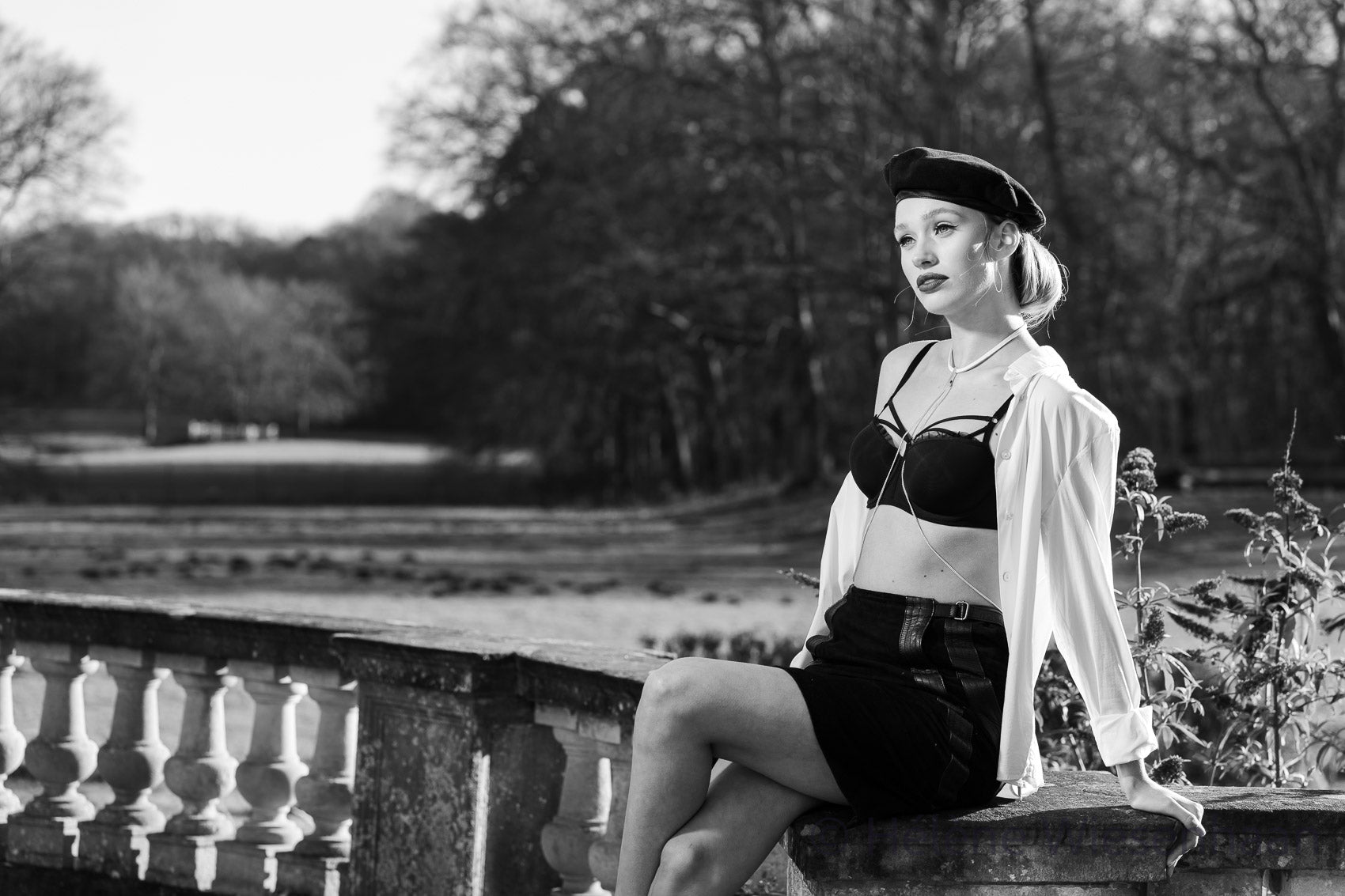 Editorial model look wearing Patricia Bos jewellery — timeless luxury design