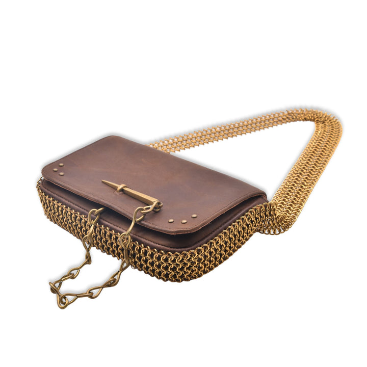 ELODIE SHOULDER BAG | BROWN