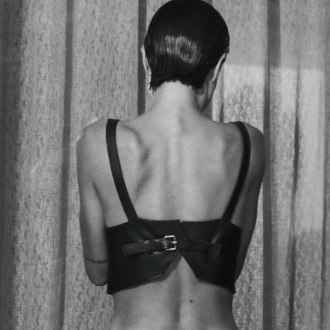 UNDER BUST CORSET BELT | SILVY | BLACK