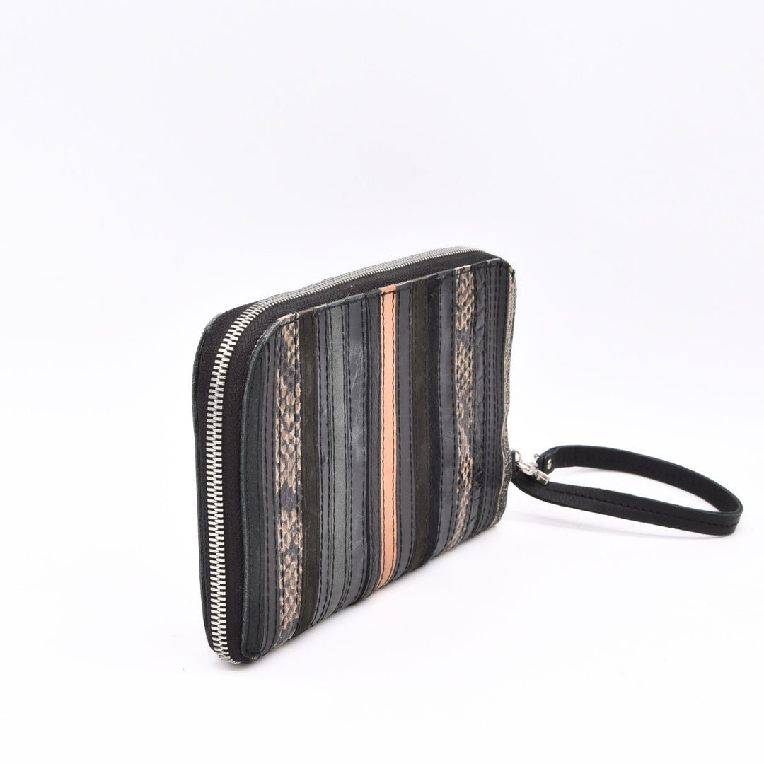 UTOPIA -BLACK-ZIPPER WALLET