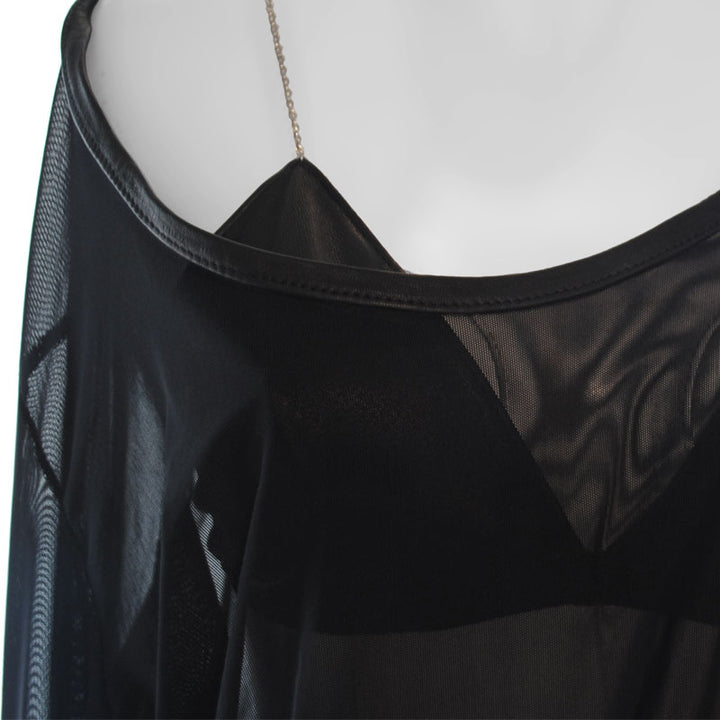 VELMA | BLACK | LEATHER BRA