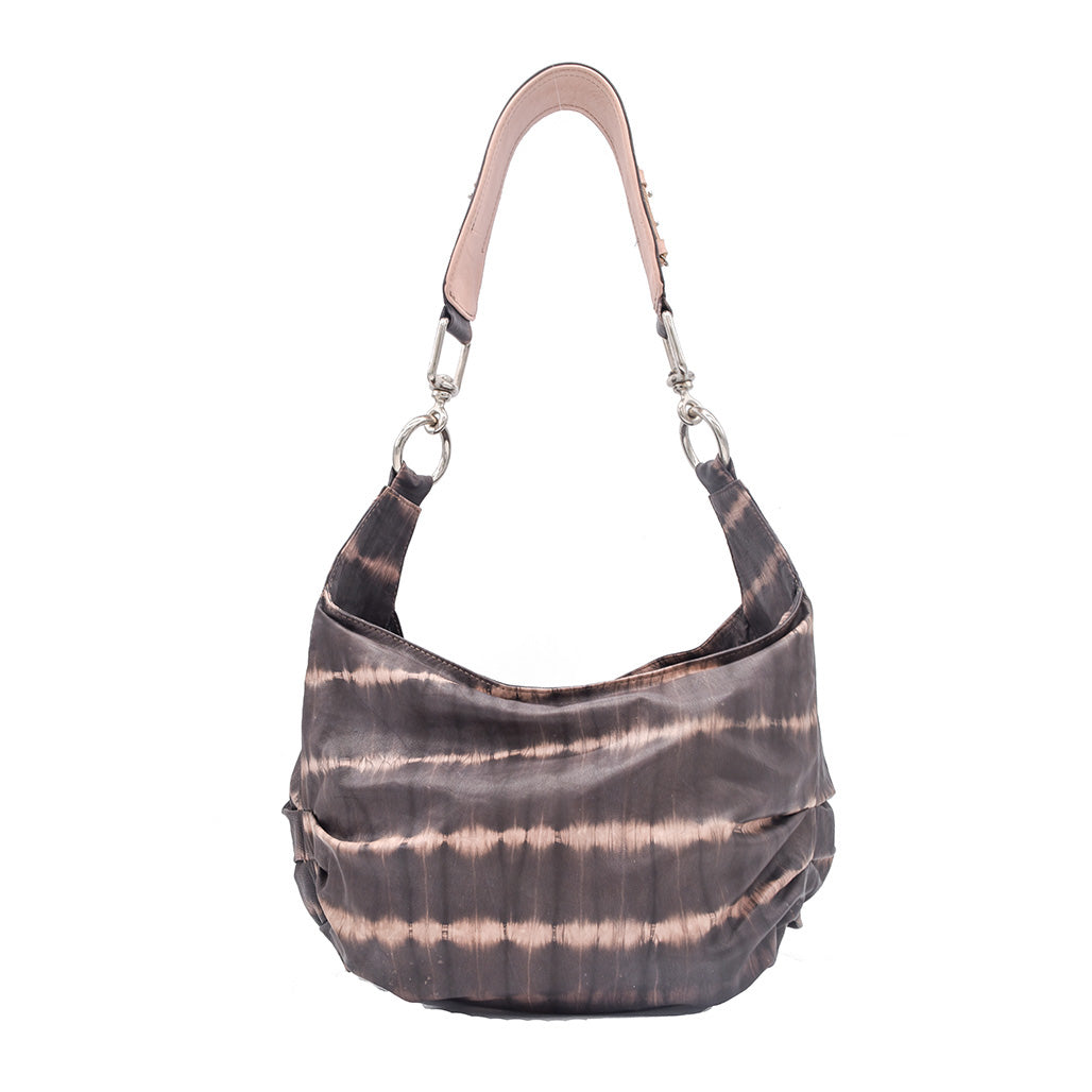 ZELDA | BATIK LEATHER | HALF MOON BAG