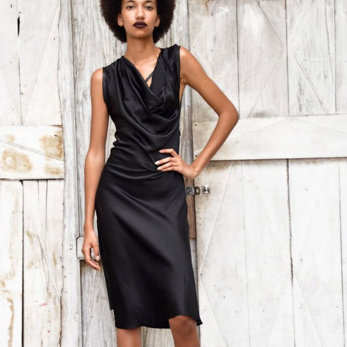 Shannon | Cocktail Dress Black - Patricia Bos