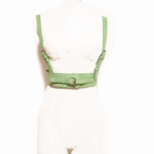 SUSPENDER BELT| KACY | GREEN