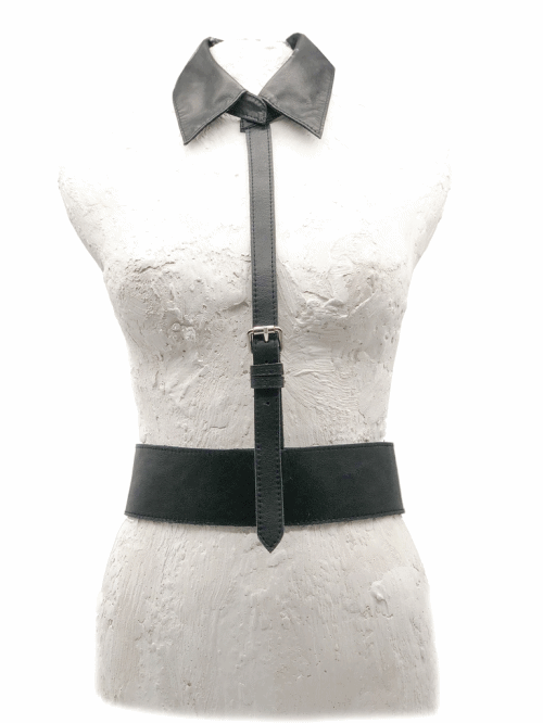 COLLAR HARNESS | SHEREE | BLACK