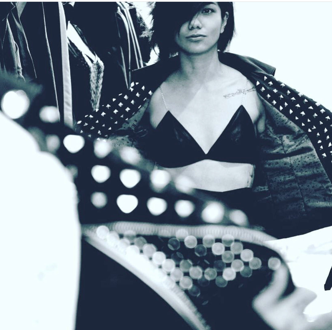 VELMA | BLACK | LEATHER BRA